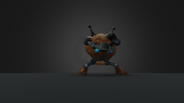 C-Bot_01: Karate 3D Model