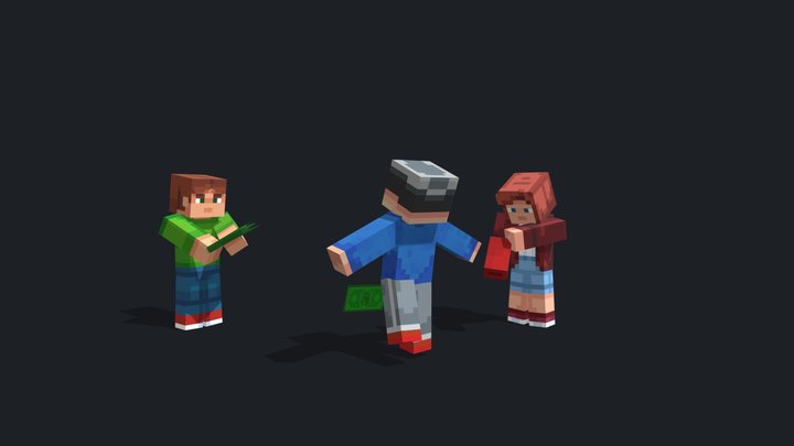 Money Dance 3D Model