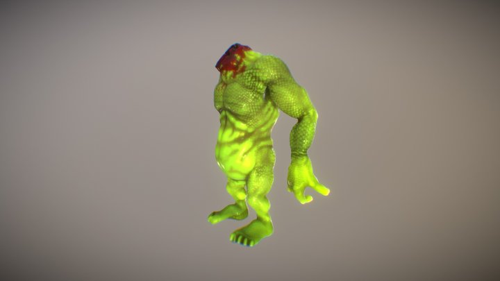 Headless Goblin 3D Model