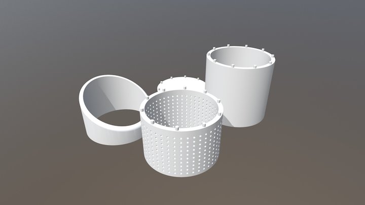 Auxilia Split Case for 3D Printing 3D Model