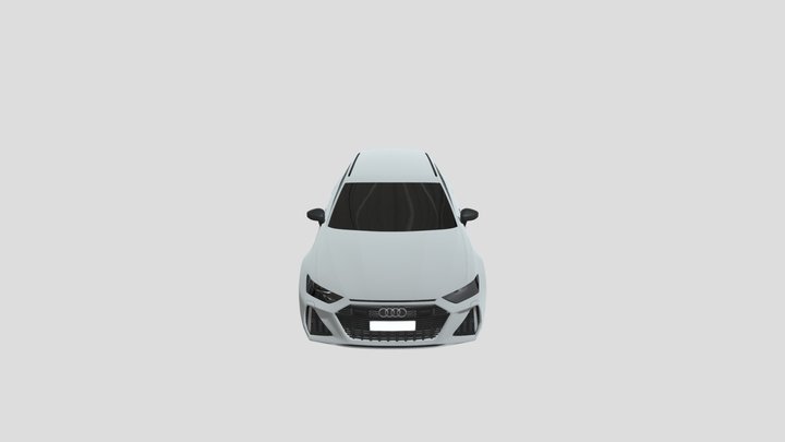 Audi RS6 Avant 2023 3D Model