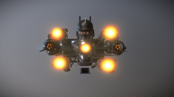 Destructor_ astro_toilet 3D Model