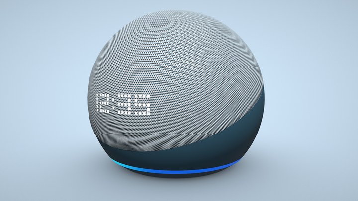 Amazon Echo Dot 5th Generation ( Alexa ) Blue 3D Model