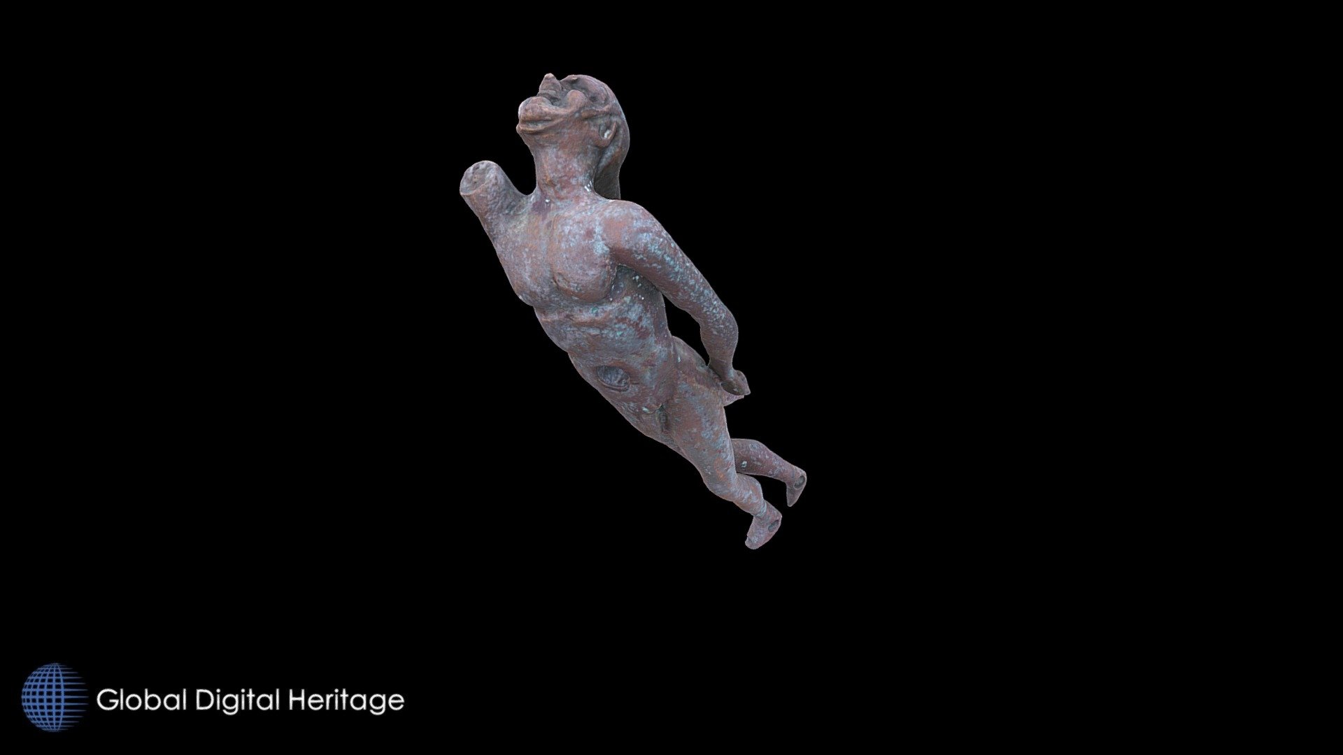 Bronze itiphallic character, Camarina, Sicily