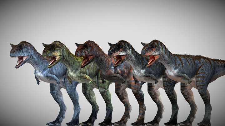 PS1 TLW Carnotaurus Pack – Modelo 3D gratuito STL