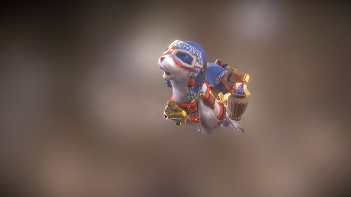 Little who -courier-(flying) 3D Model