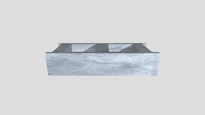 cinder block 3D Model