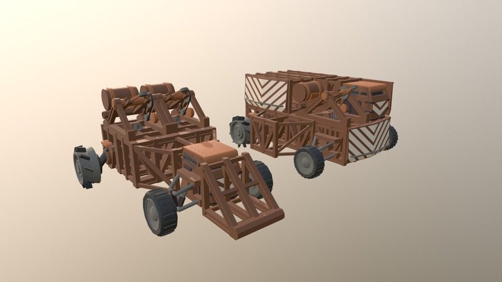 Terra Tech Space Junkers - Techs demo 3D Model