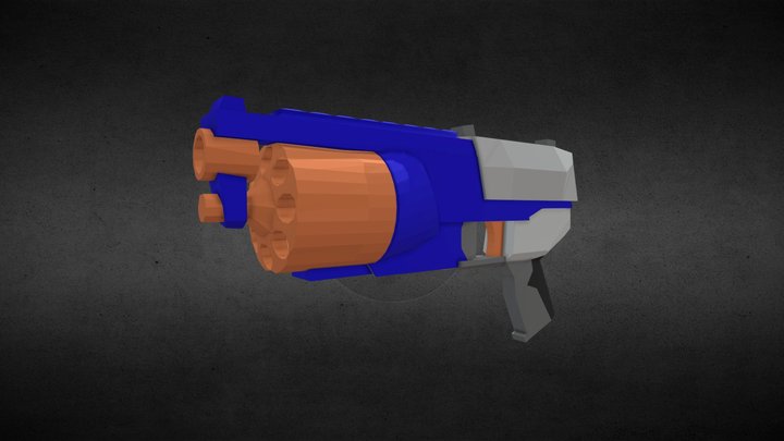 NERF GUN 3D Model