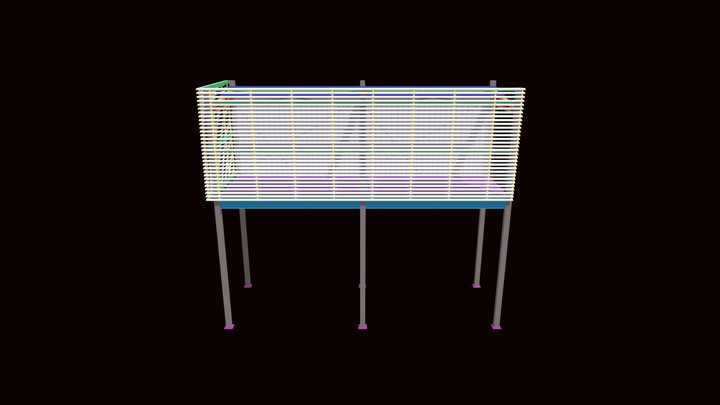 ESTRUTURA MERCADO 3D Model