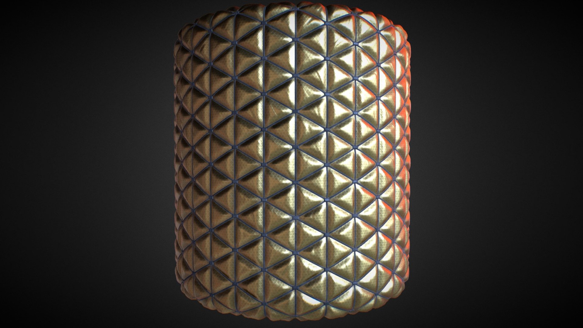 SciFi Metallic Cushion Material