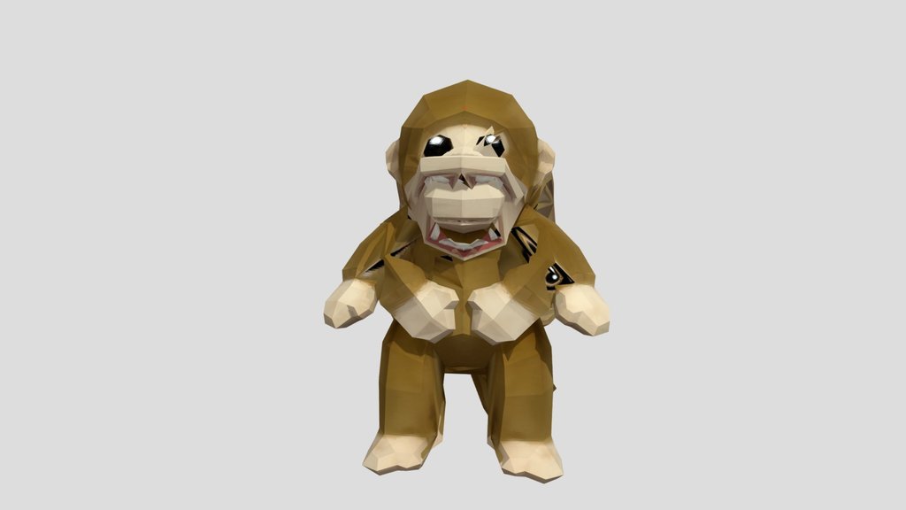 animal company - backpack Monkey {LOD Problem}