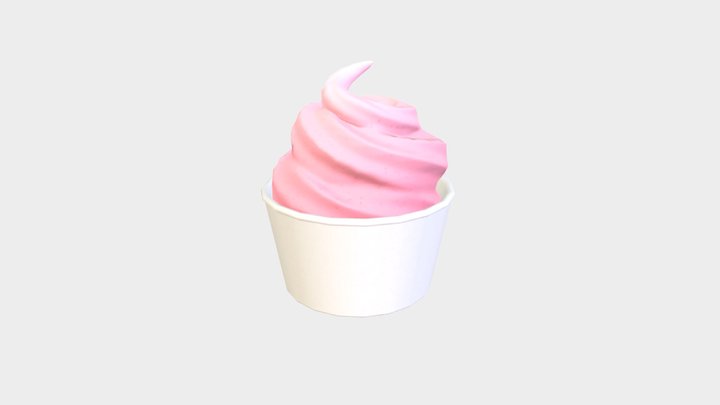 Frozen Yogurt 3D Model