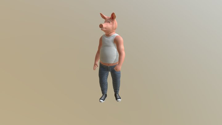 Mister Pig 3D Model