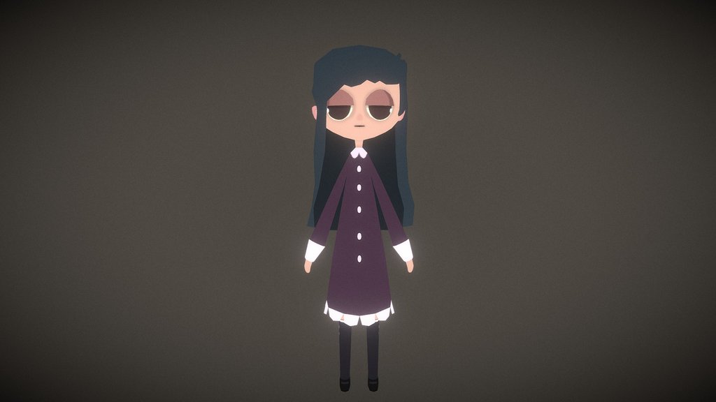 Low Poly Little Girl