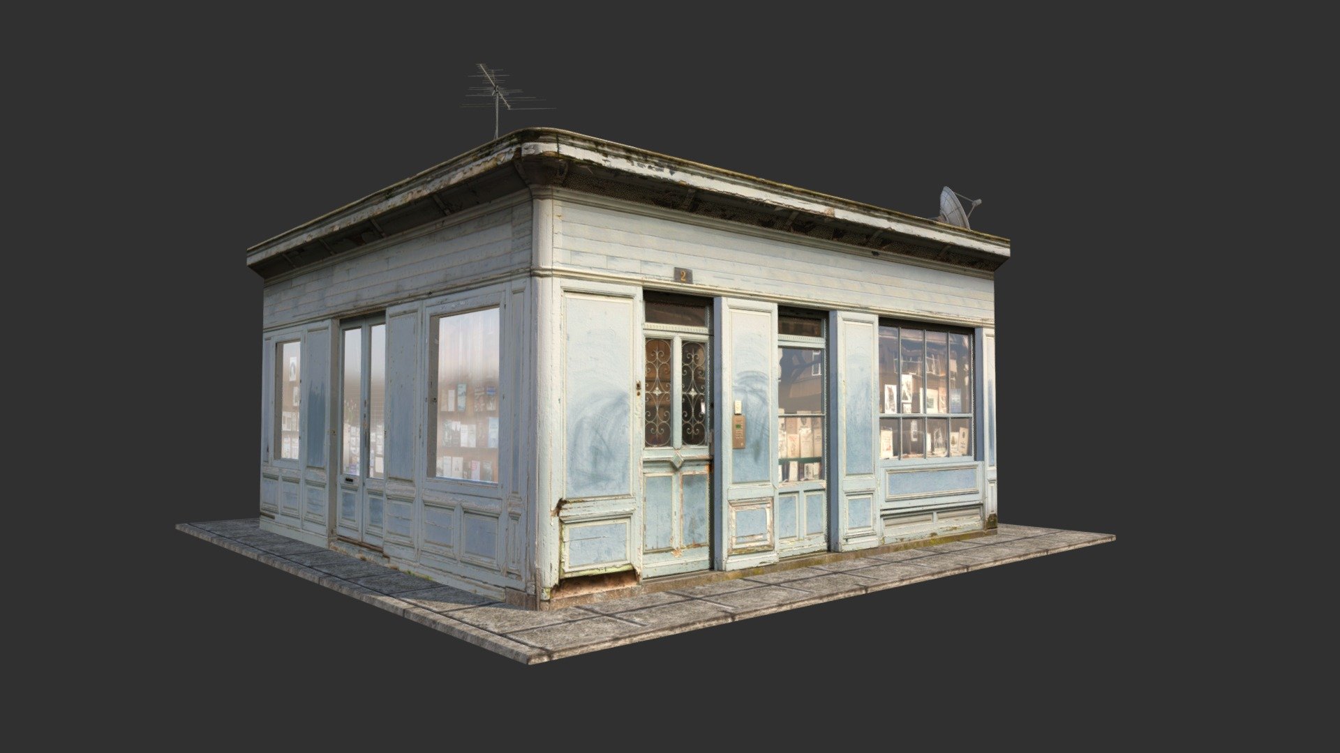 Small Shop Building - Buy Royalty Free 3D model by danielmikulik