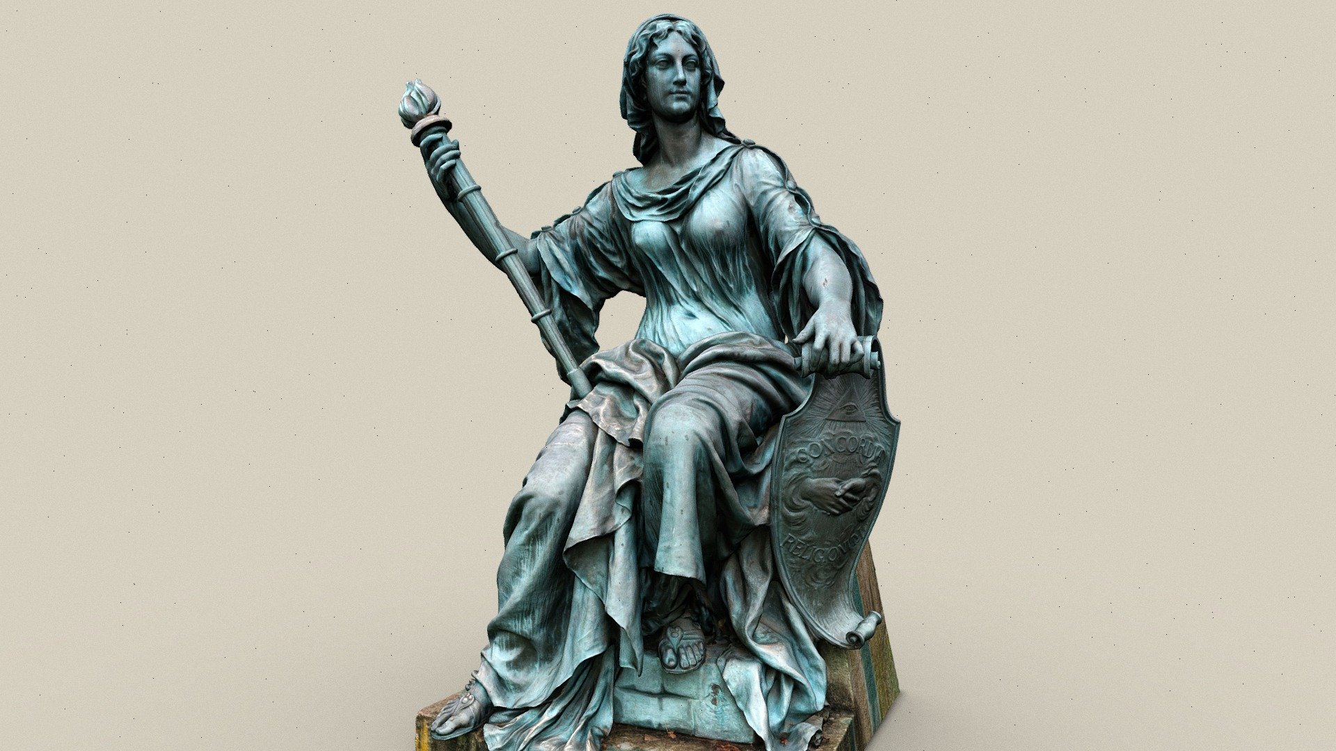 Allegorie Toleranz — Sketchfab embed 3D viewer