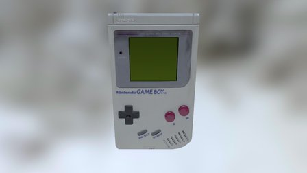 Gameboy 3D Model