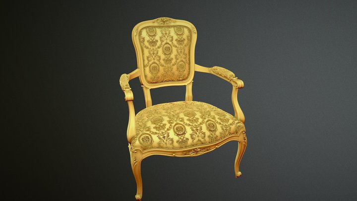 Louis Chair 3D Model