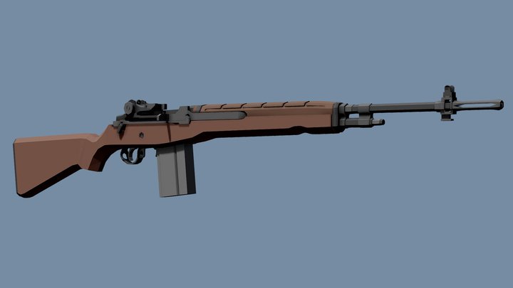 Low-Poly M14