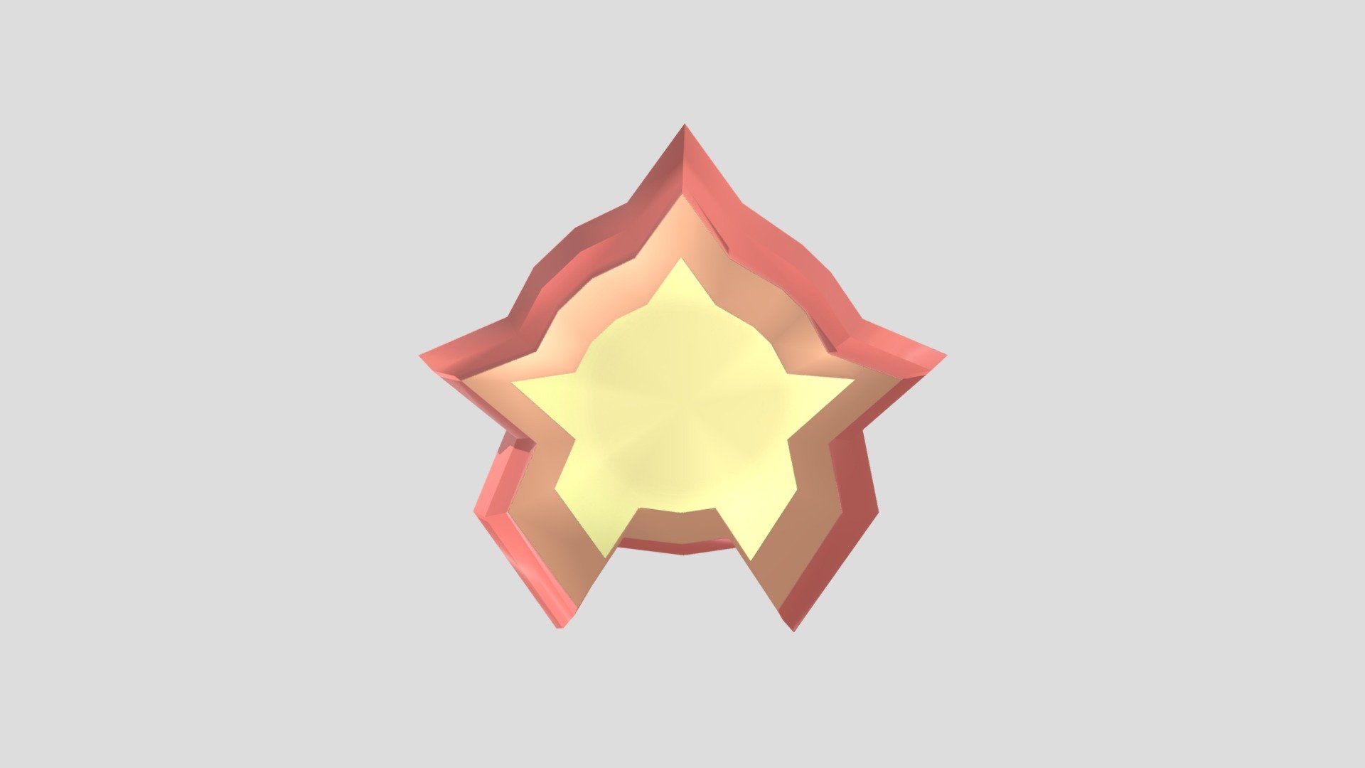 Star shield - 3D model by ceiluui [30e55de] - Sketchfab