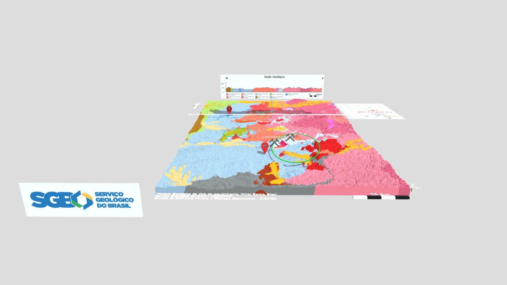 Modelo Geológico 3D - Vale do Jequitinhonha, MG — Sketchfab embed 3D viewer