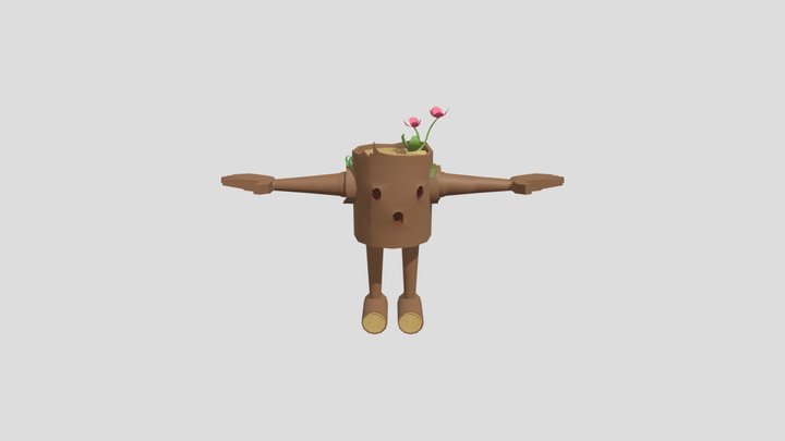 Tree boi with colour 3D Model