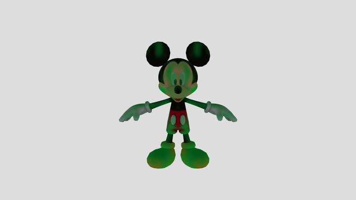 Slime Mickey 3D Model