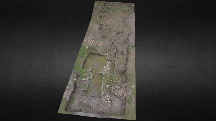 2019.01.13 Мирмекій въ Керчи, правый раскопъ 3D Model