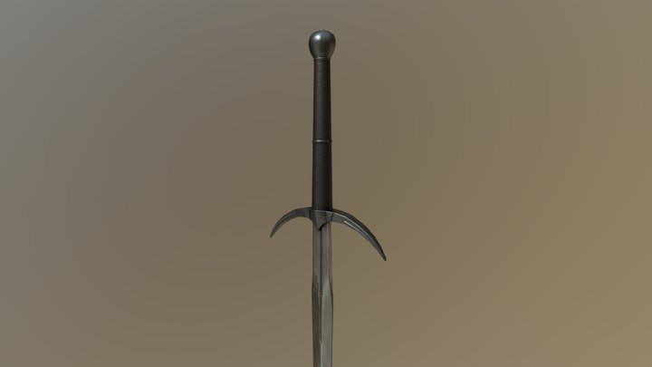 Danish 2H Sword 3D Model