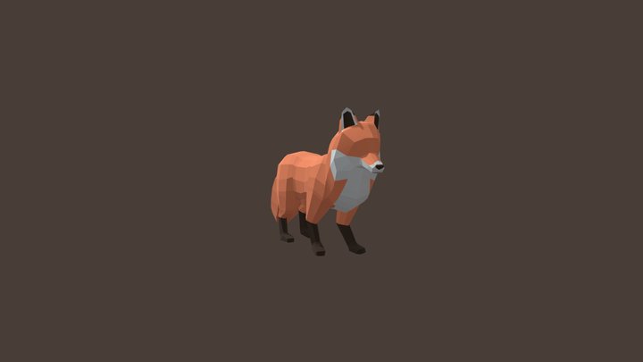 Fox Idle 3D Model