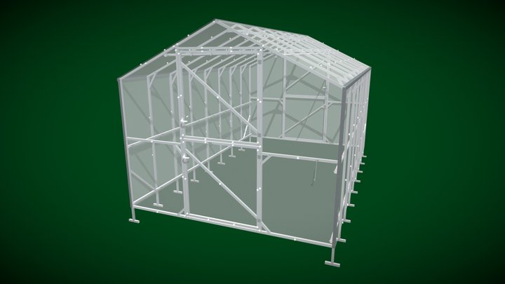 Greenhouse DAISY 3D Model