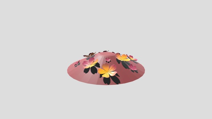 Japan hat 3D Model