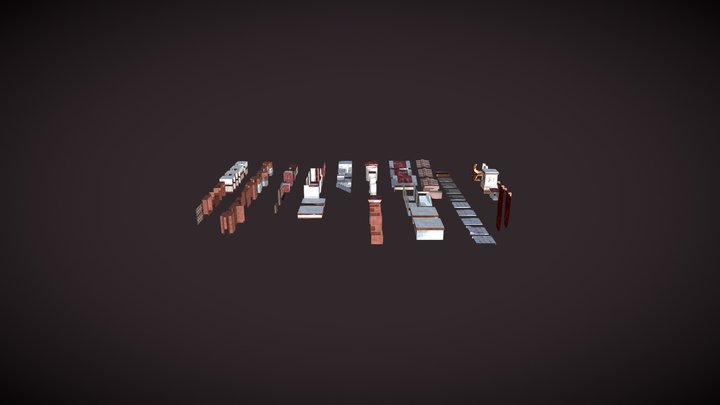 Greek Temple Modelling Toolkit 3D Model