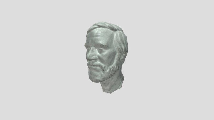 Rzeźba Jerzego Kukuczki 3D Model