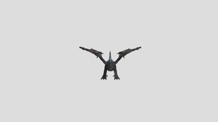 Ice Dragon 3D Model