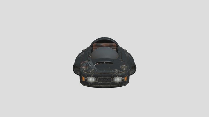 dragon_ball_hover_car 3D Model