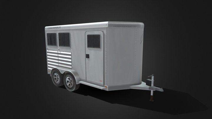 Horse Trailer 3D Model
