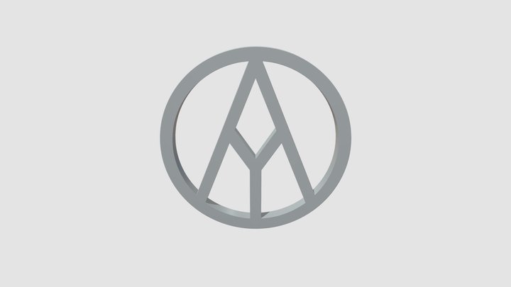 YUS Logo 3D Model