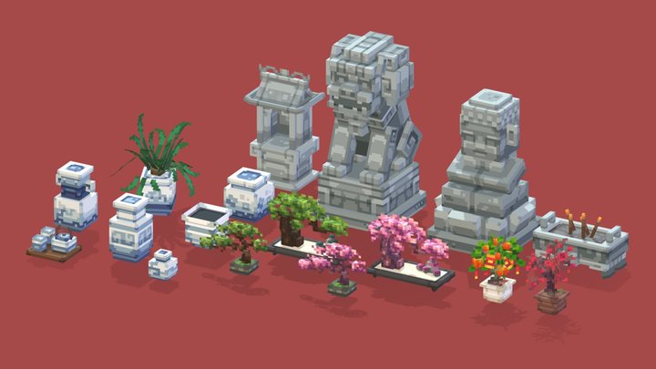 新年家具 3D Model
