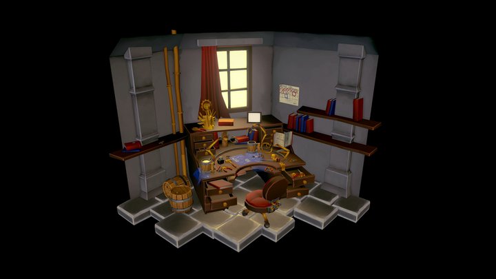 DAE crib - artificer 3D Model