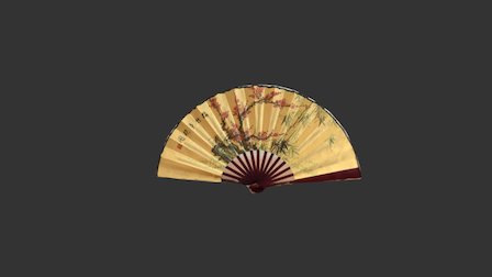 扇子正面 3D Model