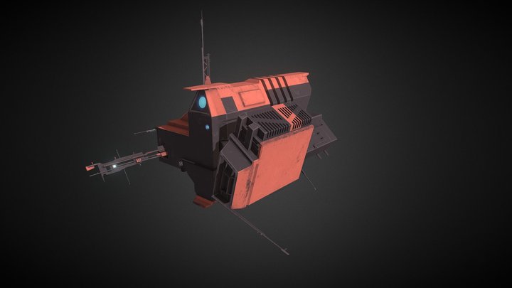 Drone Ship - Voyage 3D Model