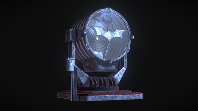 Bat-Signal 3D Model
