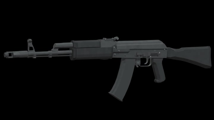 АК74М 3D Model