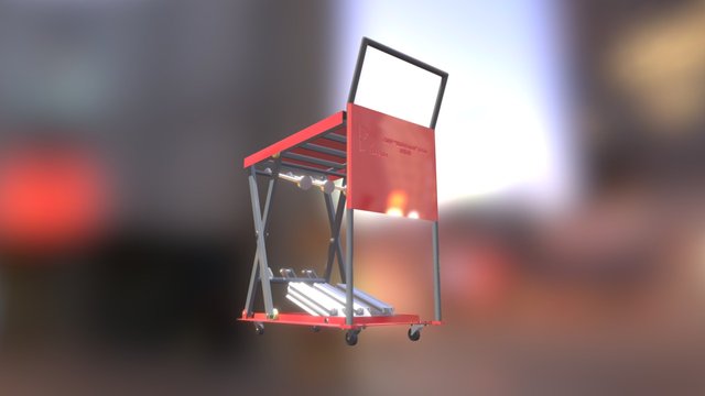 Elevador neumático 3D Model
