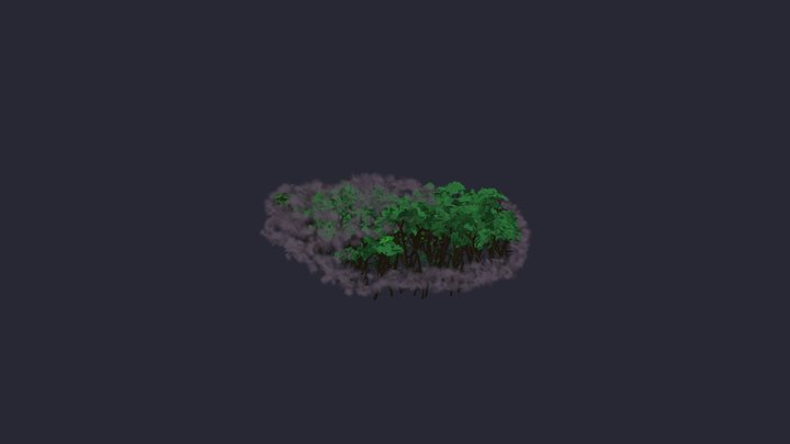 RC Misty Forest Scene 3D Model
