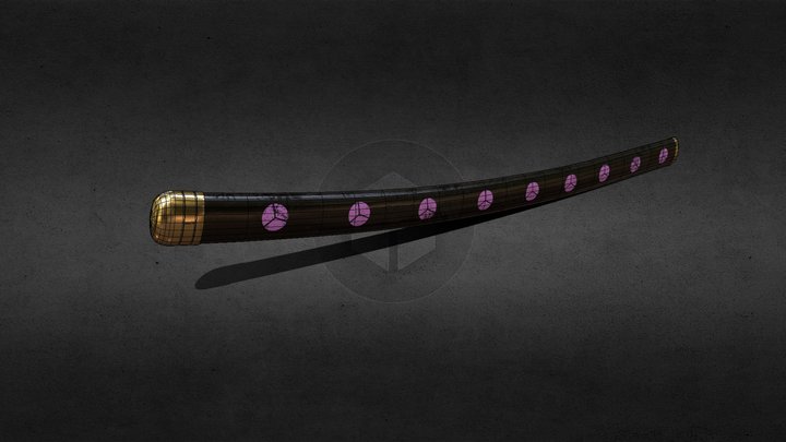 Shusui Sword (Treasure of the Land of Wano) 3D Model