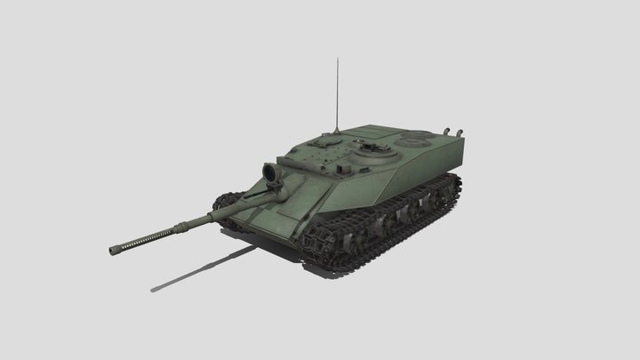 SU-57p tank 3D Model