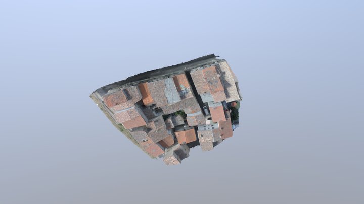 16253 Toitures Texturee 3D Model
